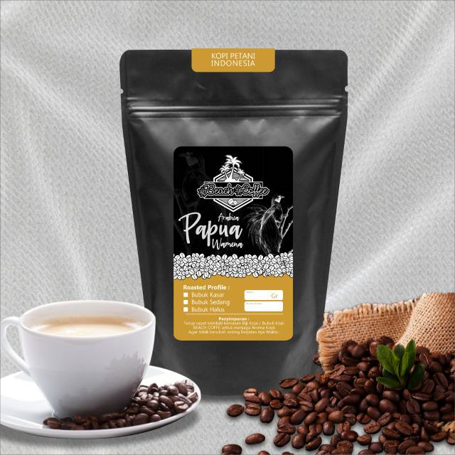 

Kopi Arabica Papua New / Kopi arabika Papua Wamena 250 gram