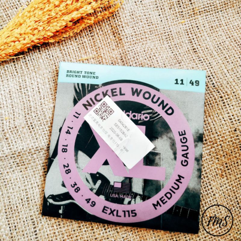 COD Senar Gitar Electric Strings D'Addario | EXL115 TERMURAH