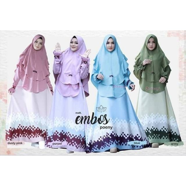 Set Gamis Embos by Nazumi