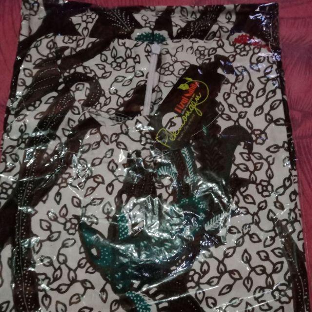 Kemeja Batik Pria Lengan Panjang Size M L Xl Xxl Bswart Batik Hrb026 Kenongo Hem Panjang Padi