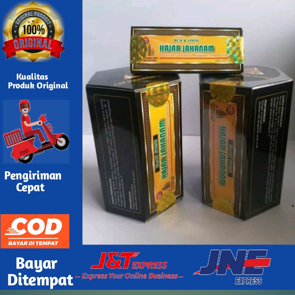 1Pcs Kuat Oles Tahan Lama Pria Dewasa Obat Hajar - Jahannam Gold Premium Mesir Asli Original Murah