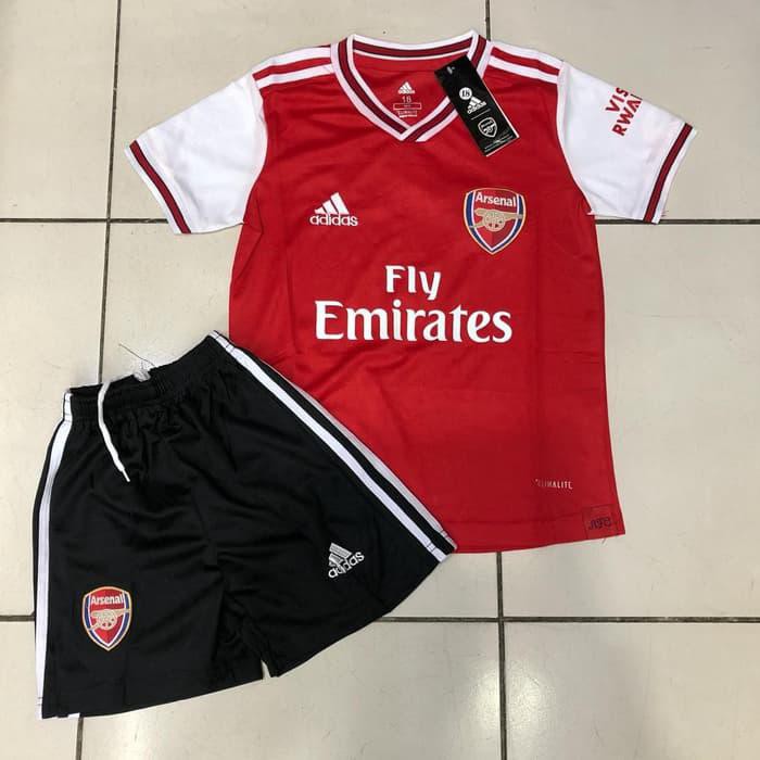 EKSKLUSIF JERSEY BOLA  KIDS ANAK  KECIL  ARSENAL HOME 19 20 