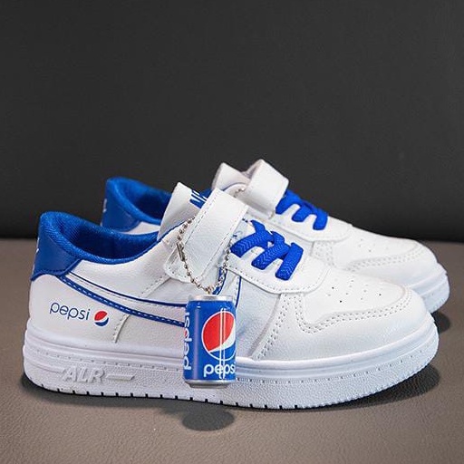 COLA PEPSI Sneakers Sepatu Anak Import Size 26-37 Usia 4-9 Tahun