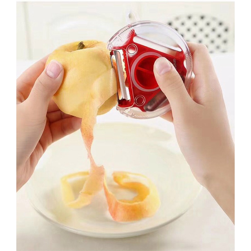 Alat Pengupas/Parutan Buah dan Sayur 3 in1 Portable | 3 in 1 Knife Peeler Multifunction