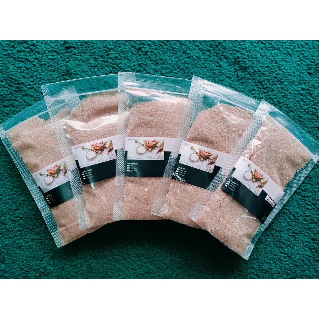 Himalayan Pink Salt Ekonomis Garam Himalaya Kemasan 100gr