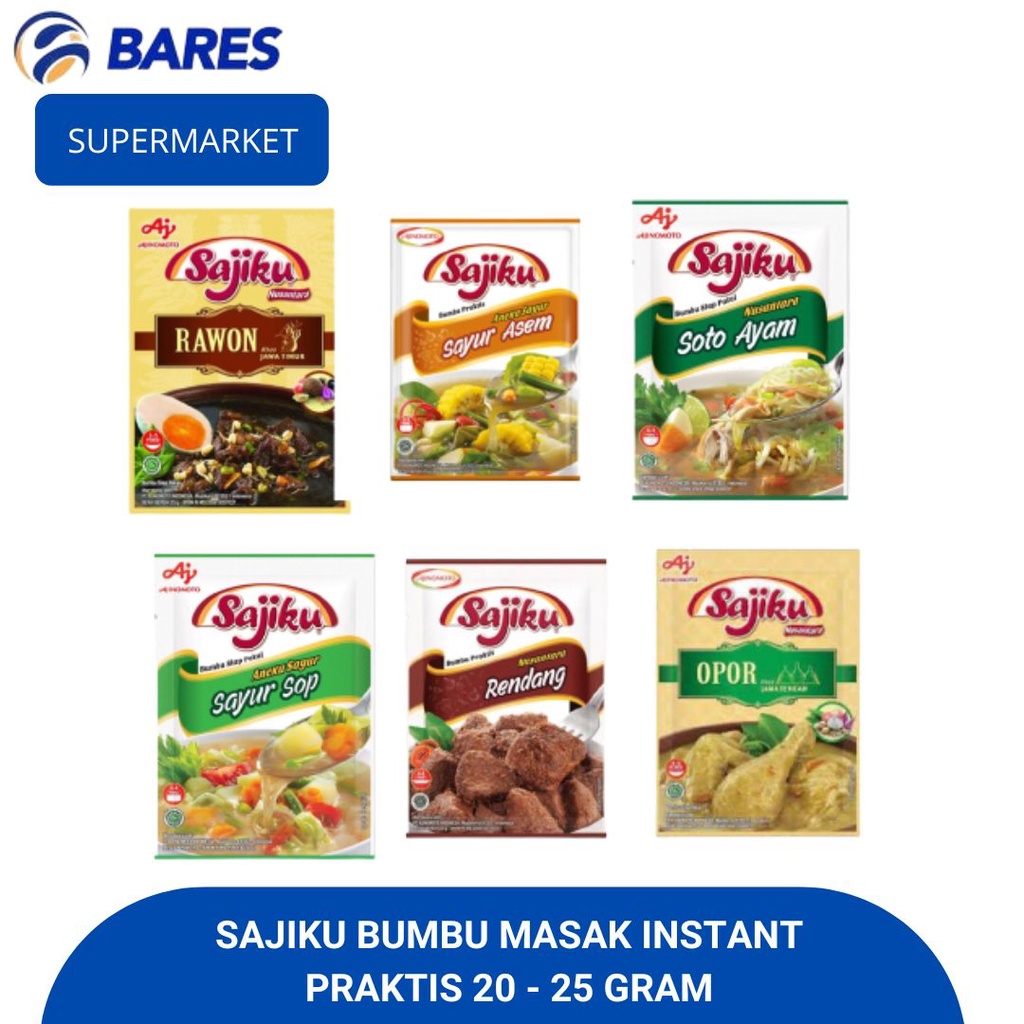 

Sajiku Bumbu Praktis Kemasan 20 Gram