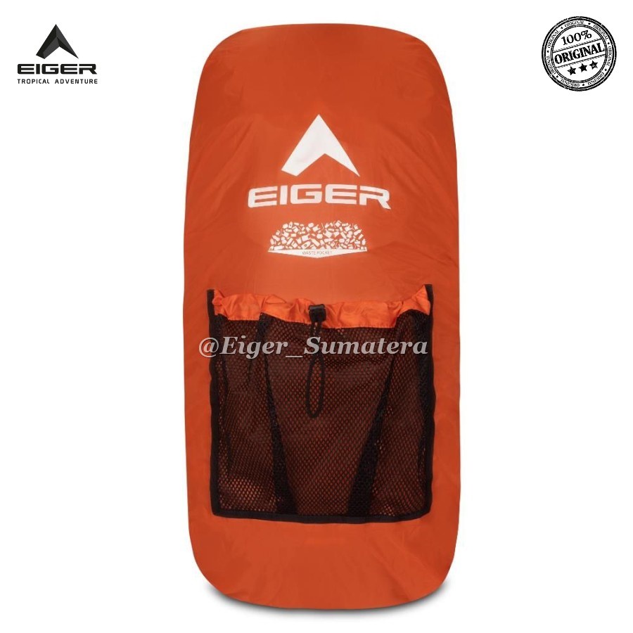 Eiger1989 Rain Cover + Waste Pocket (30-35L) - 7330 | Cover Bag + Tempat Sampah