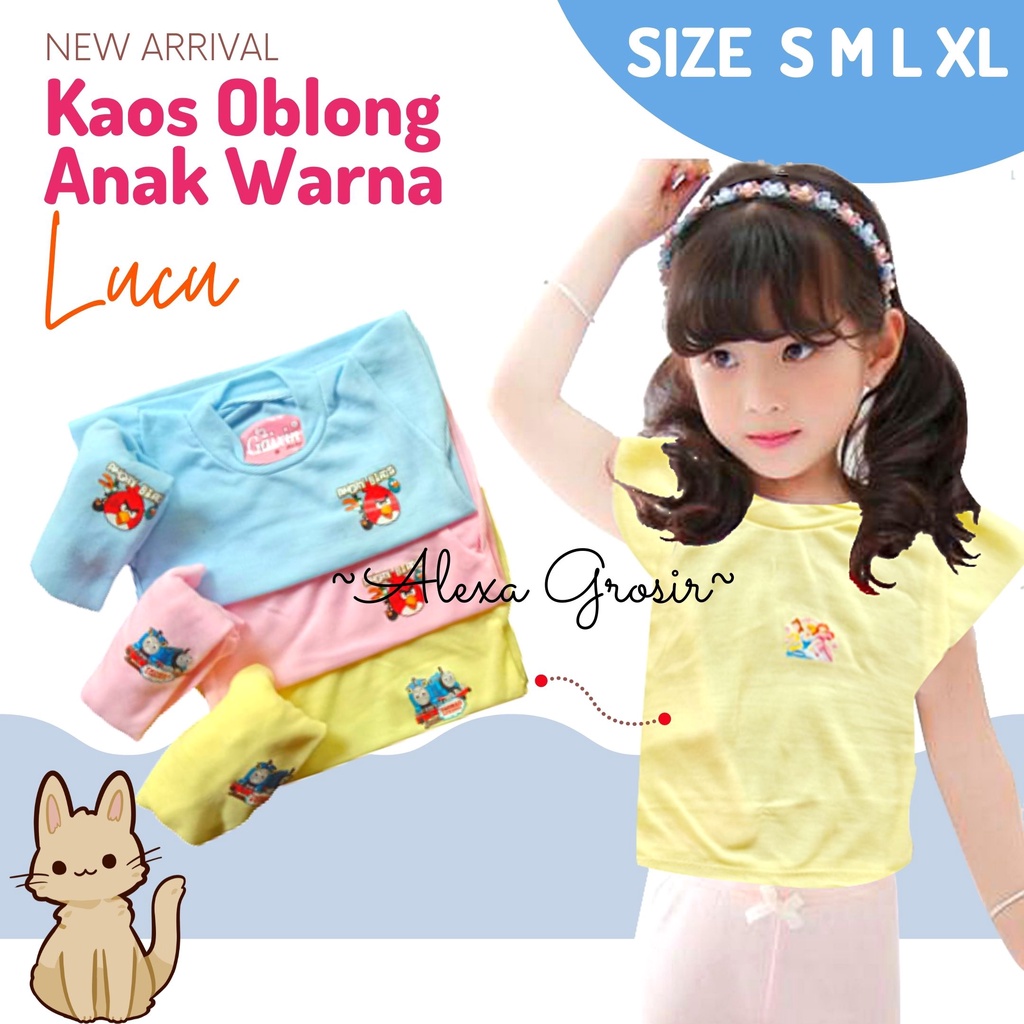 KAOS OBLONG ANAK USIA 6-12 BULAN SIZE L -ALEXAGROSIR