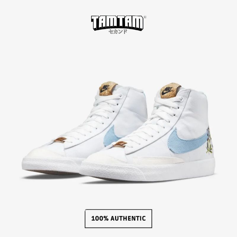 NIKE BLAZER MID 77 OBSIDIAN WHITE GS