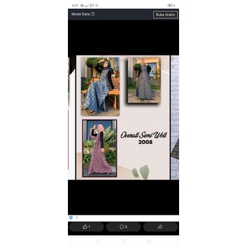 terbestseller gamis overall kotak