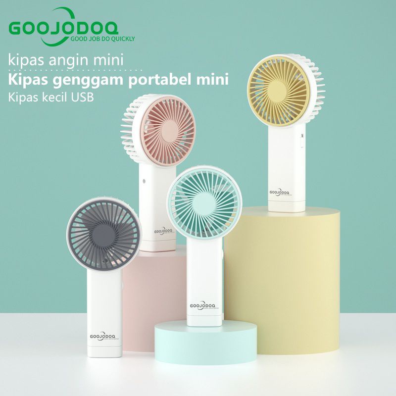 Goojodog Kipas Mini Genggam Cute Angin Kencang