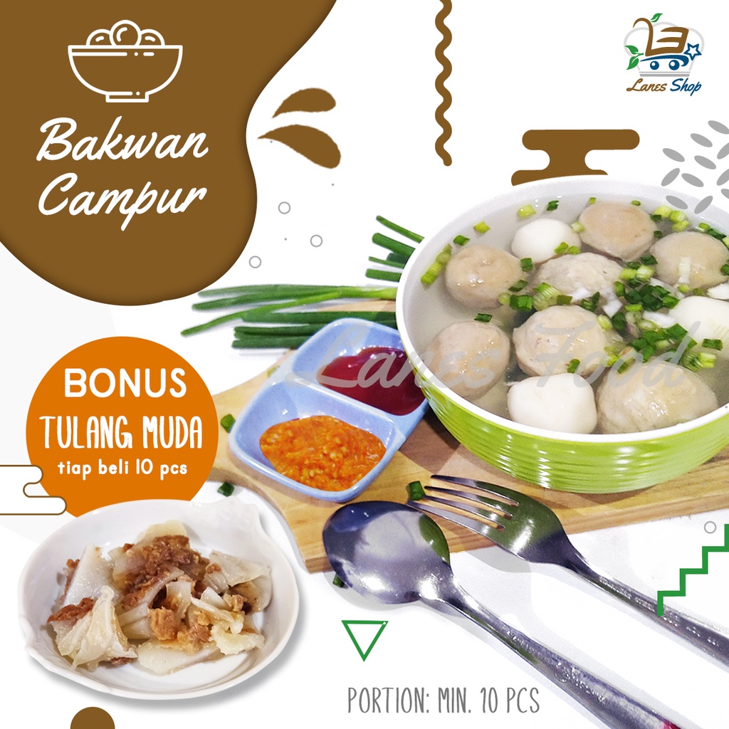 

Bakwan LanesFood Mix Campur Bakwan Kasar Bakwan Halus Hiwan TANPA PENGAWET TANPA PENGENYAL NON MSG