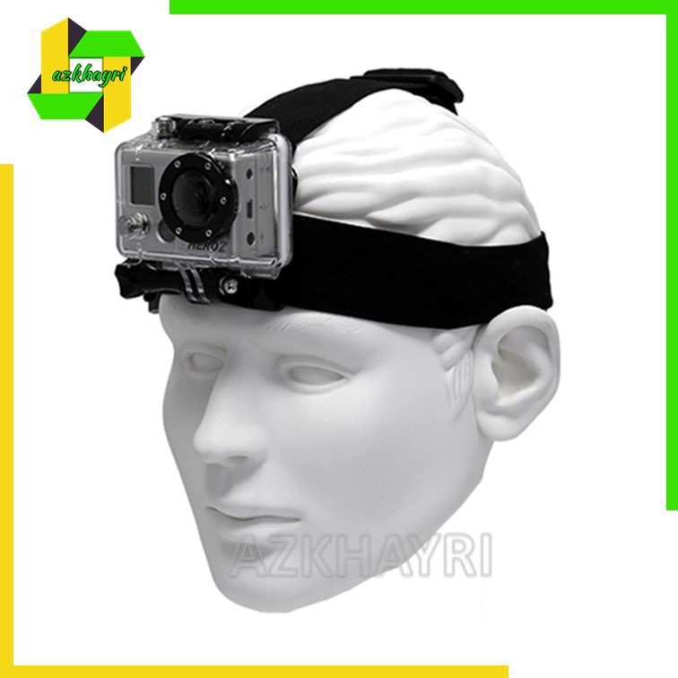 Action Camera Head Strap Kepala Elastis Anti Slip untuk GoPro Xiaomi