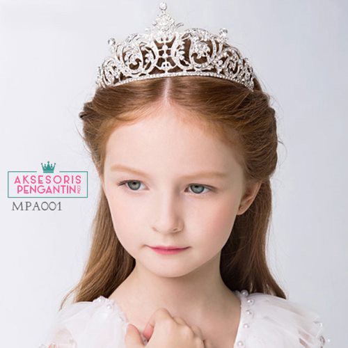 (LIMITED STOK) HEADPIECE AKSESORIS CROWN MAHKOTA PESTA ANAK WANITA MODERN MPA001