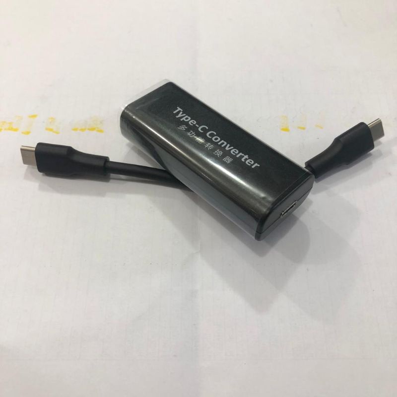 Jack DC PSU to Type-C USB-C 65W untuk semua laptop