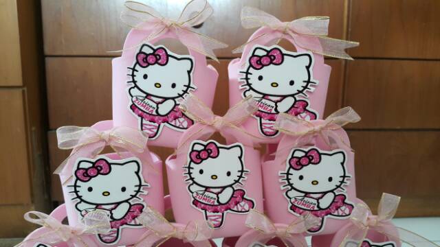 Souvenir hellokitty tempat telur aqiqah