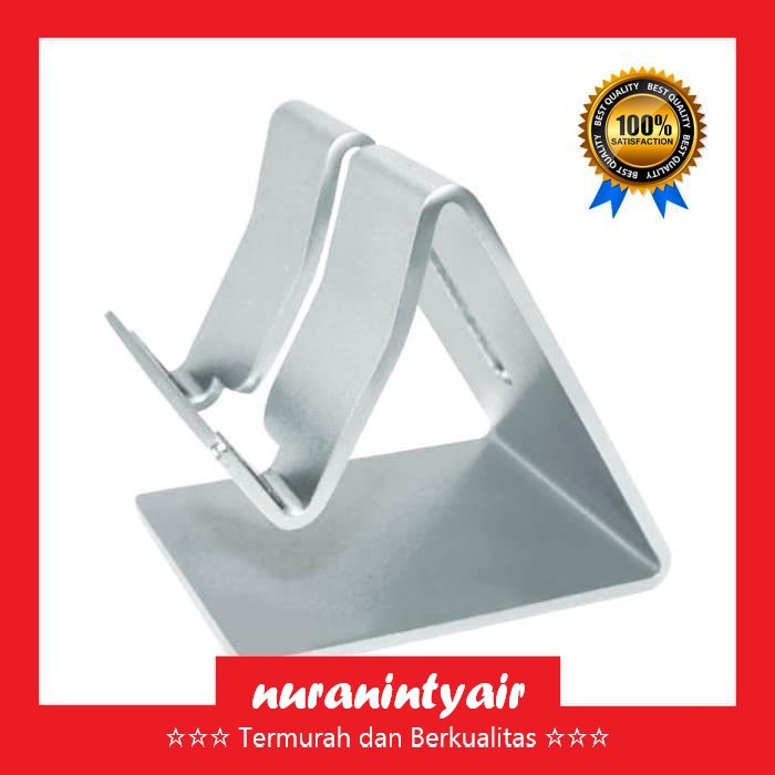 Holder Stand Aluminium Universal Untuk Tablet PC Handphone iPad iPhone