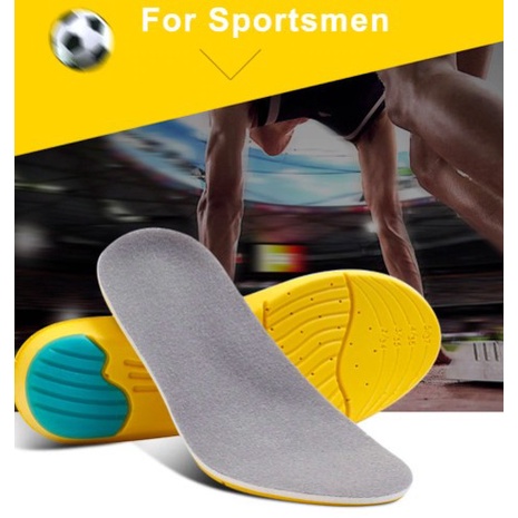 QUALITY SUPER MEMORY FOAM ORTHOTIC ARCH CUSHION SPORT PAD INSOLE - SOL SEPATU