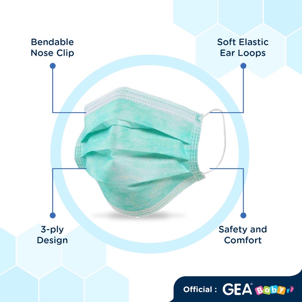 GEA MEDICAL SURGICAL MASK 3PLY / 0202005