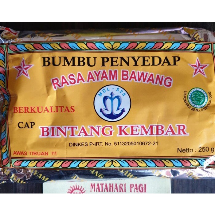 

Bumbu Atom MDL525 @250gr Rasa Ayam Bawang