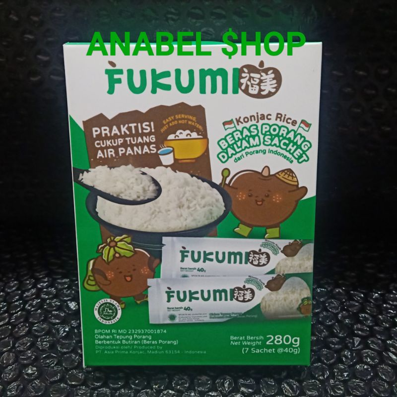 

Fukumi Konjac Rice Beras Porang Dalam Kemasan Sachet