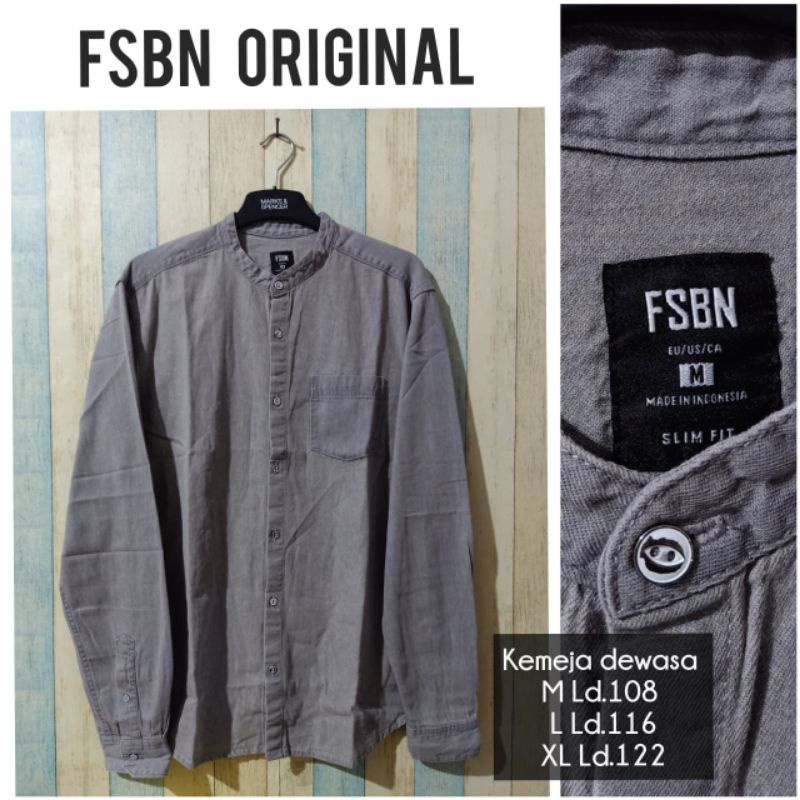 KEMEJA LENGAN PANJANG PRIA FSBN ORIGINAL BRANDED MATAHARI MURAH KMJPRFSBN669
