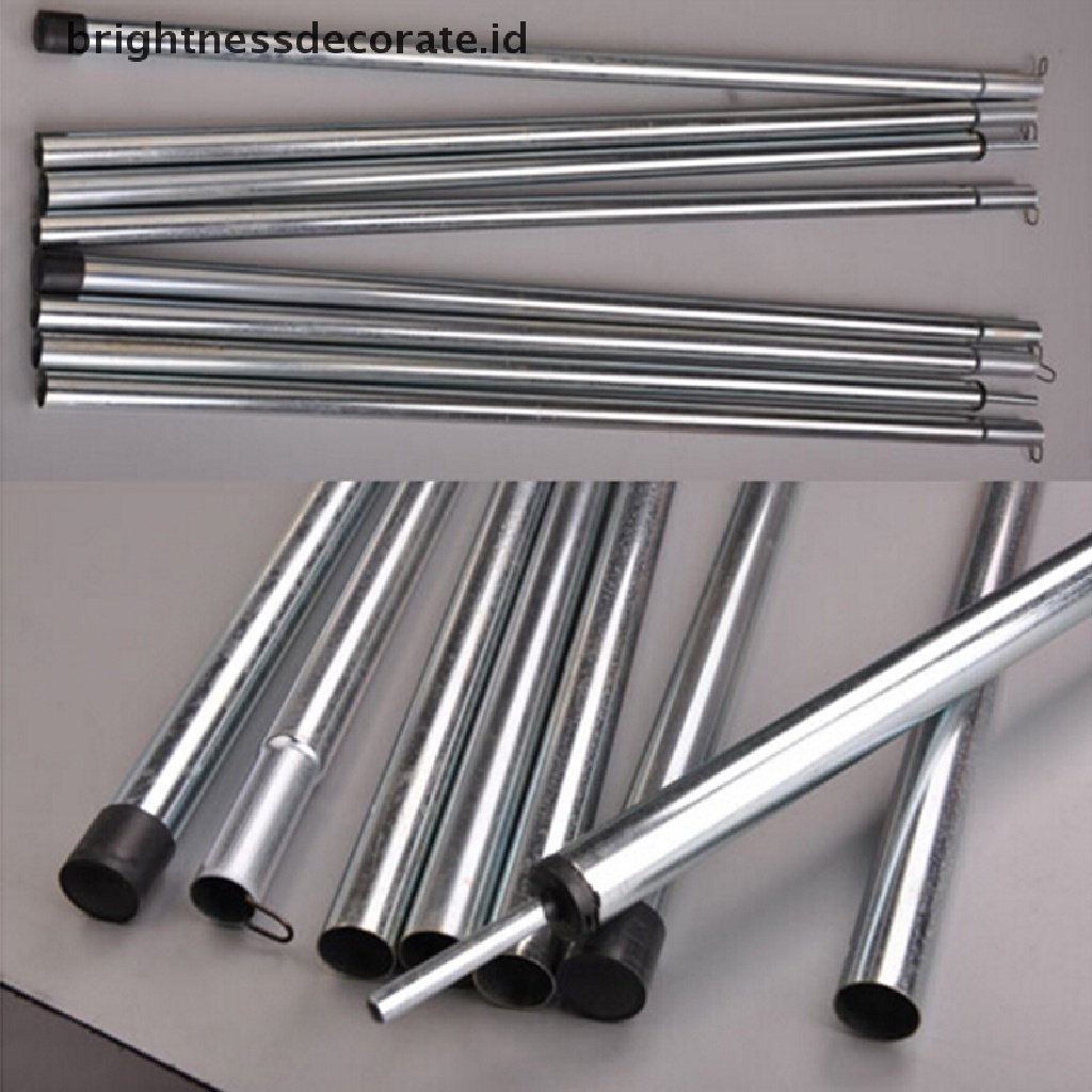 [birth] 8pcs Outdoor Backpacking Aluminium Alloy Tent Poles Bar Travel Camping Hiking us  [ID]