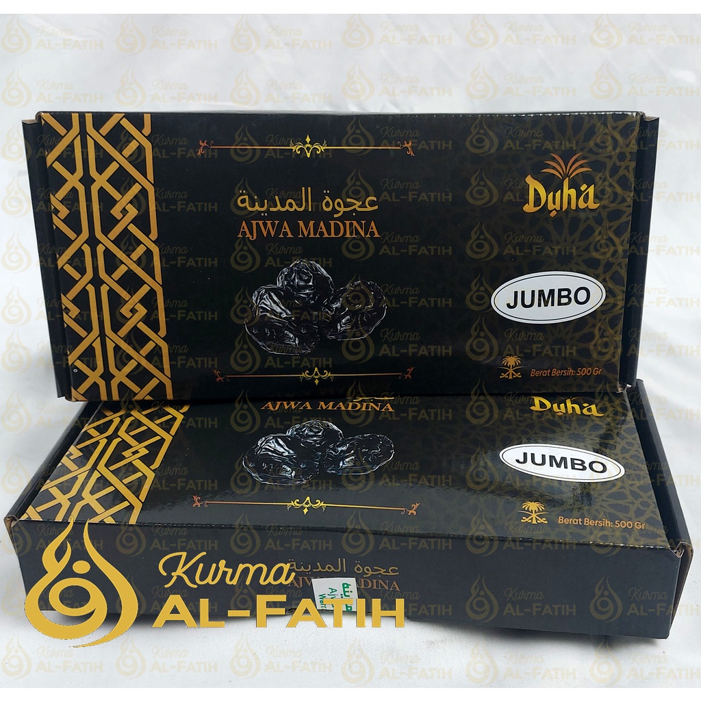 Kurma Ajwa Jumbo 500gr Kurma Nabi asli Madinah Premium Super XL