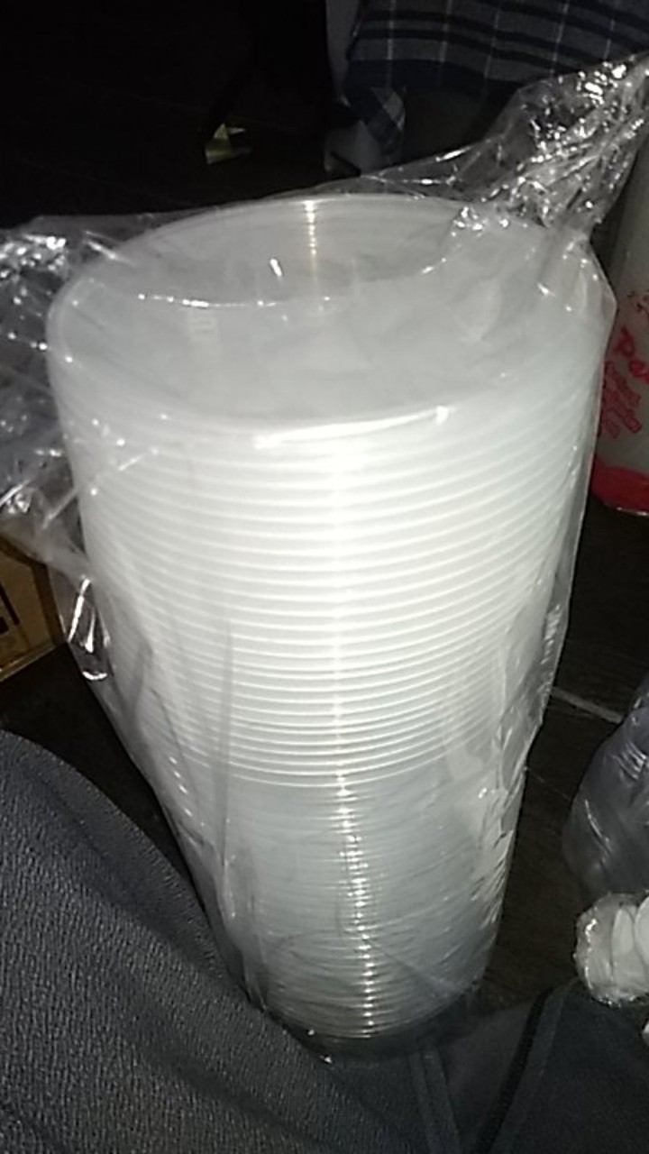 Thinwall Bowl / Mangkok Salad 500 Ml ( 1 Pak Isi 25 Bj)