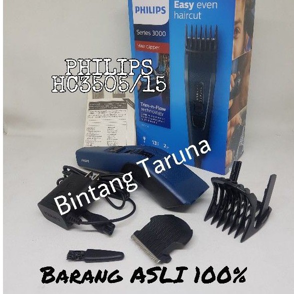 Hair Clipper Philips HC3505 Alat cukur rambut Philips HC3505 HC 3505