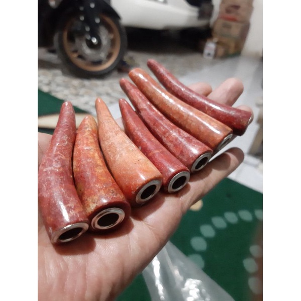 pipa batu marjan original asli alami top quality