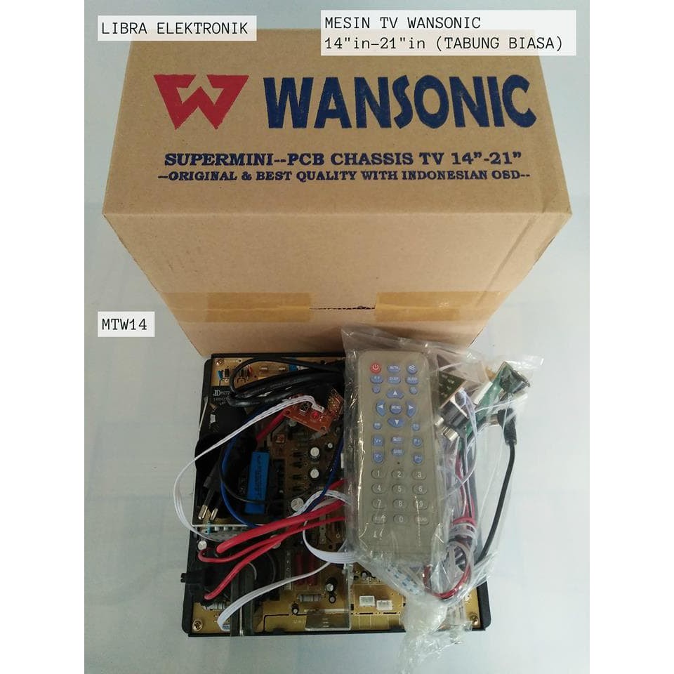 Mesin TV Wansonic 14in Sampai 21in Tabung Biasa untuk segala merk