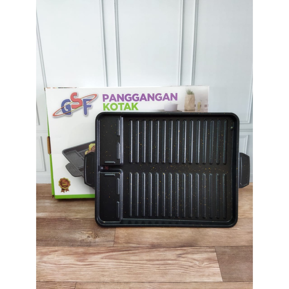 Pemanggang Yakiniku / BBQ Grill Pan   Anti Lengket