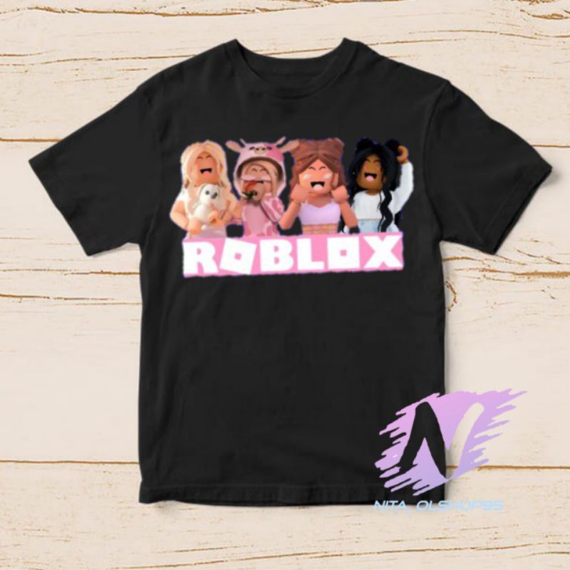 kaos roblox girl baju kaos anak roblok