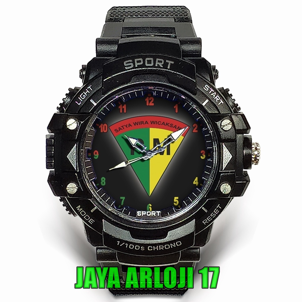 (Istimewa) JamTangan Custom POLISI MILITER (Amazing)