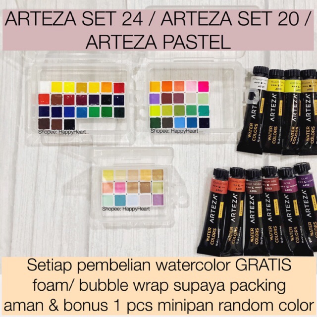 

Arteza Premium Watercolor Share tube Cat Air