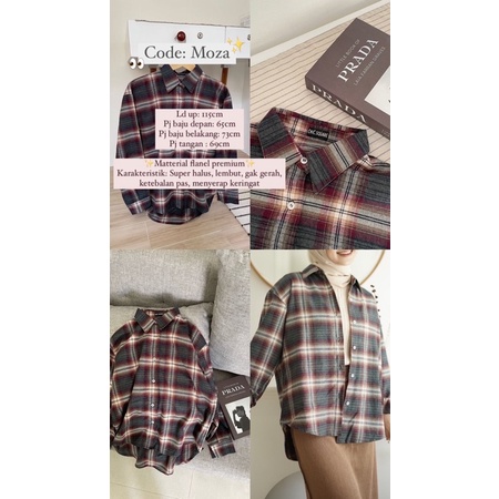 Kei oversize flanel shirt / kemeja flanel / unisex