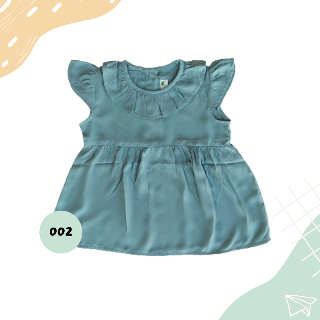 DRESS TERUSAN SANTAI ANAK PEREMPUAN BANYAK MOTIF/summer dress bayi rayon/Baju Bayi Model Dress MURAH Baby Girl (0-6 bulan)