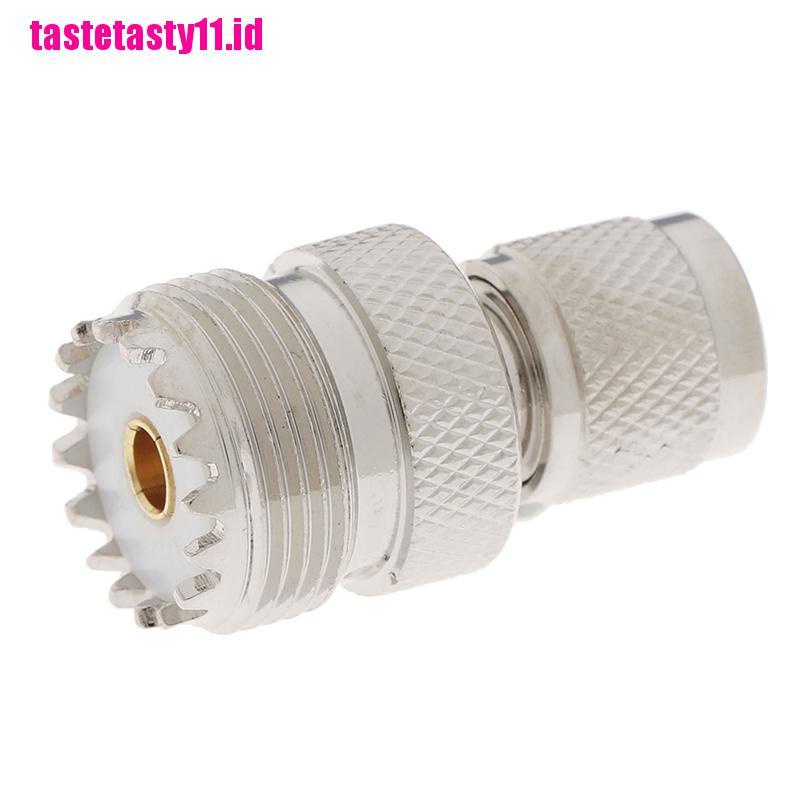 1 Pc Konektor RF Mini UHF Male plug Ke UHF SO-239 Female Lurus