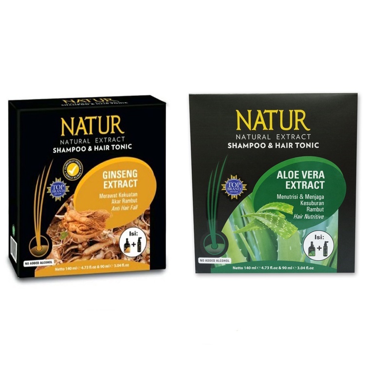 Natur 2IN1 Shampoo &amp; Hair Tonic ( Ginseng/Aloe Vera )