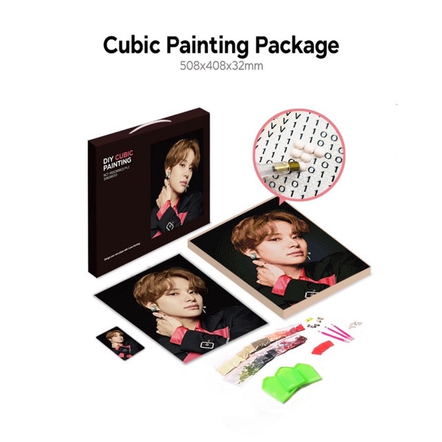 NCT127 / NCT DREAM / WAYV / Official CUBIC PAINTING + Photocard