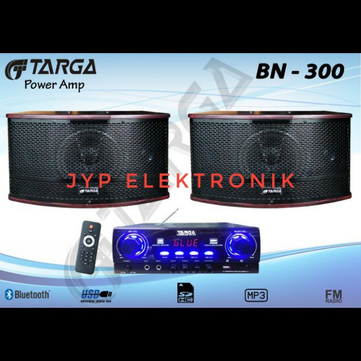 PAKET SOUND SYSTEM TARGA BN 300 / BN300 / BN-300 6INC