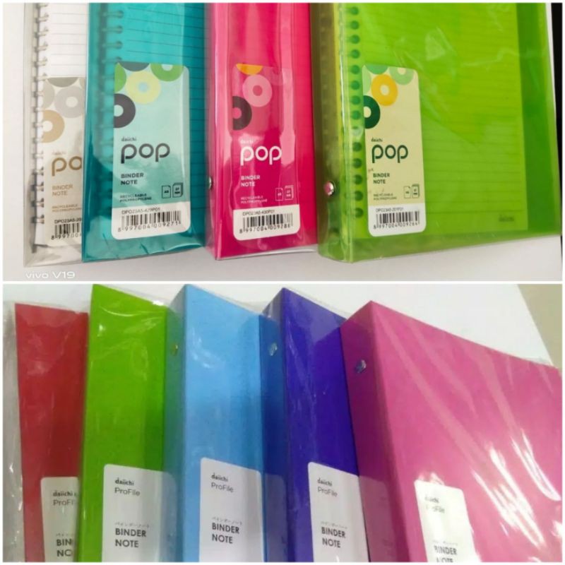 

DAIICHI A5 BINDER NOTE 20 ring besi DPR / DPO / Special Motif /DLU