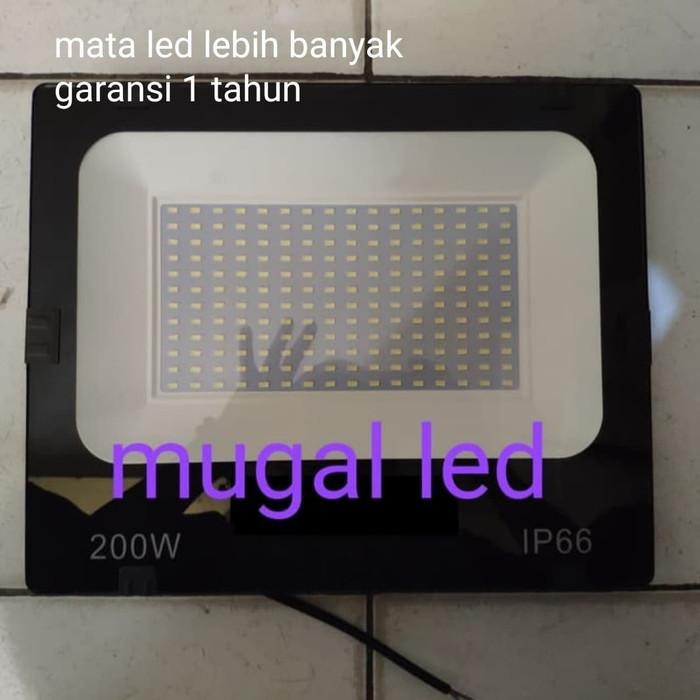 lamp slim light 200 watt / lampu sorot tipis 200 watt / sorot led 200w - Kuning