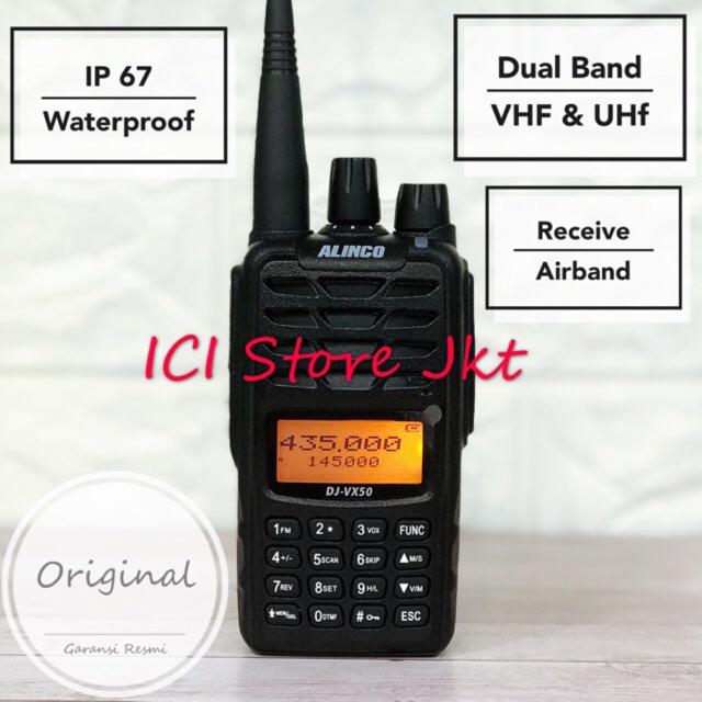 Radio HT Alinco DJVX50 / Original / Garansi Resmi