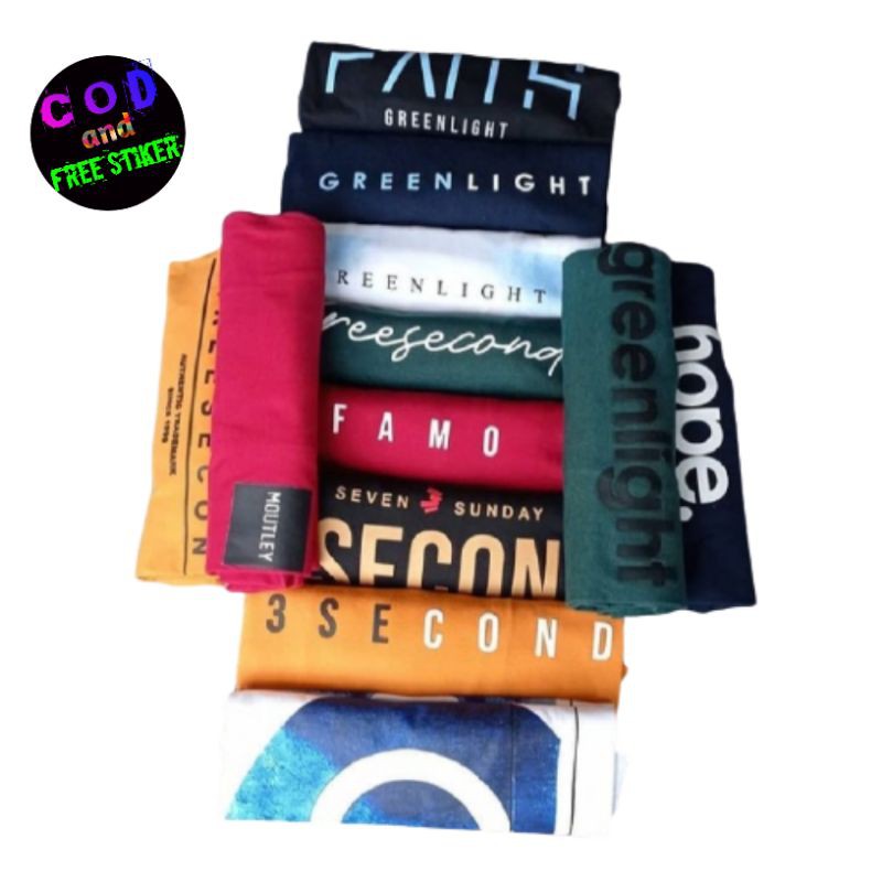 KAOS 3SECOND CEWEK // KAOS CEWEK // KAOS CEWEK MURAH // KAOS 3SECOND