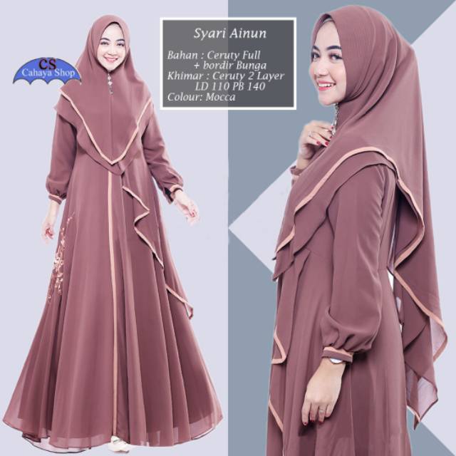 Gamis set Ainun Syari