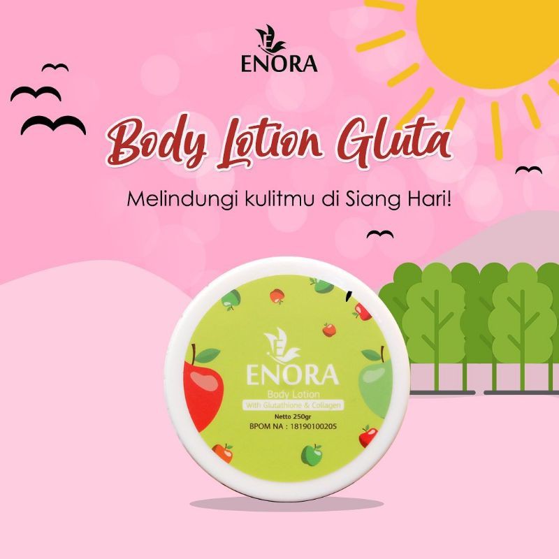 (PO READY AWAL DESEMBER) Enora Gluta Body Lotion Share 100gr