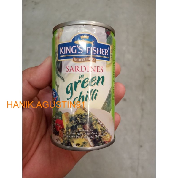 

King's Fisher Sarden mini Sambal Hijau Makanan Kaleng 155 gr SS91