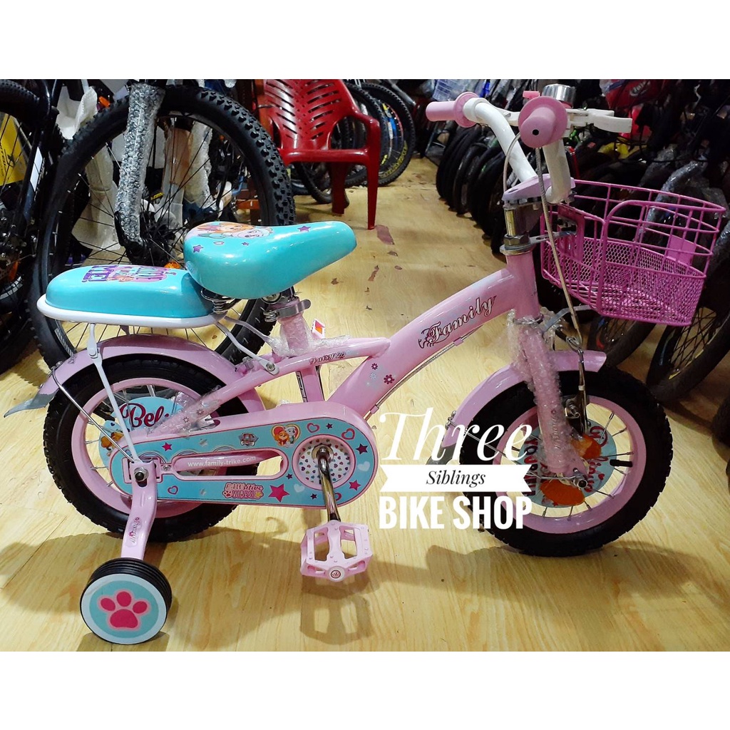 SEPEDA ANAK FAMILY DAISY 2.0 KARAKTER TERBARU PAW PATROL WARNA PINK